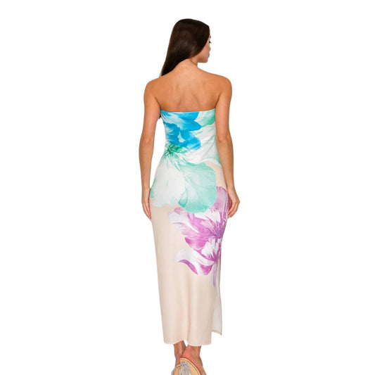 Kyra Bloom Strapless Dress