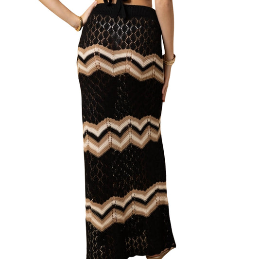 Waverly Seaside Crochet Maxi Skirt