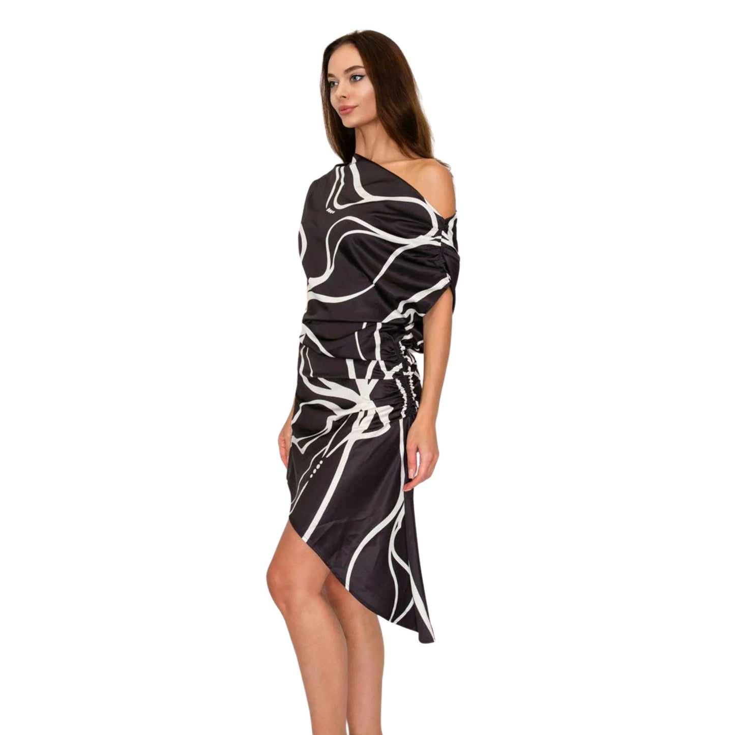 Cora One-Shoulder Mini Dress