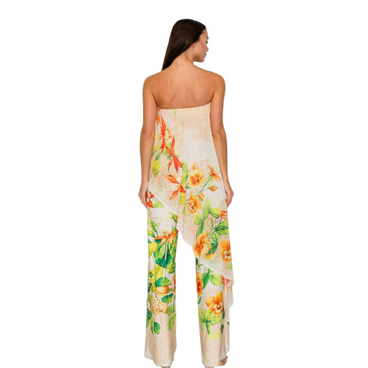 Isla Paradise Strapless Jumpsuit