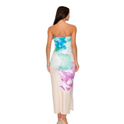 Kyra Bloom Strapless Dress