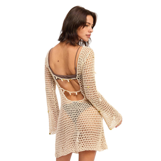 Lana Shell Cover-Up Mini Dress