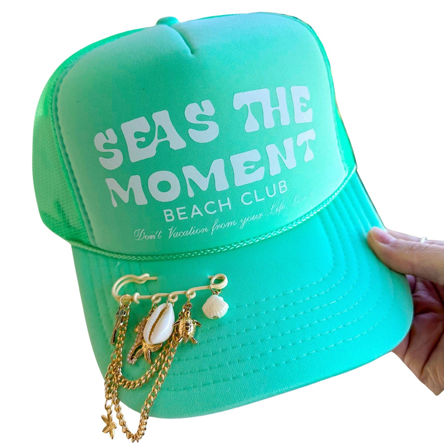 Salt Aire Aqua Trucker Hat