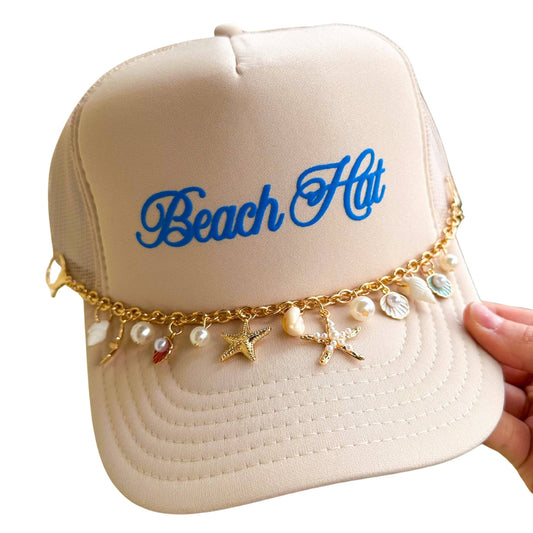 Sea Breeze Cream Trucker Hat