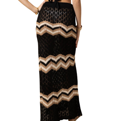 Waverly Seaside Crochet Maxi Skirt
