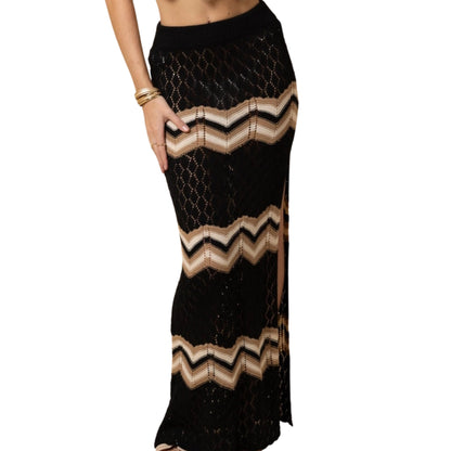 Waverly Seaside Crochet Maxi Skirt